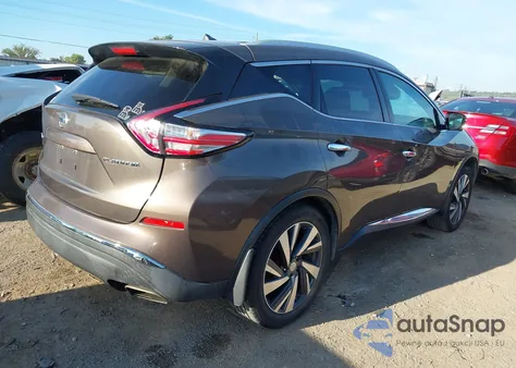 2016 Nissan Murano Platinum/S/Sl/Sv z USA, uszkodzony, nr VIN 5N1AZ2MG4GN107221